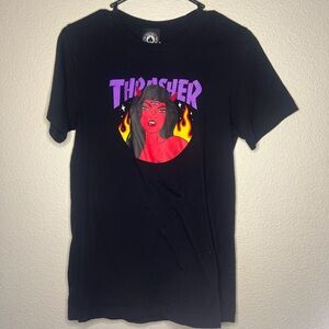 Thrasher San Francisco Black Tee